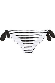 Cap D'ail striped bikini briefs